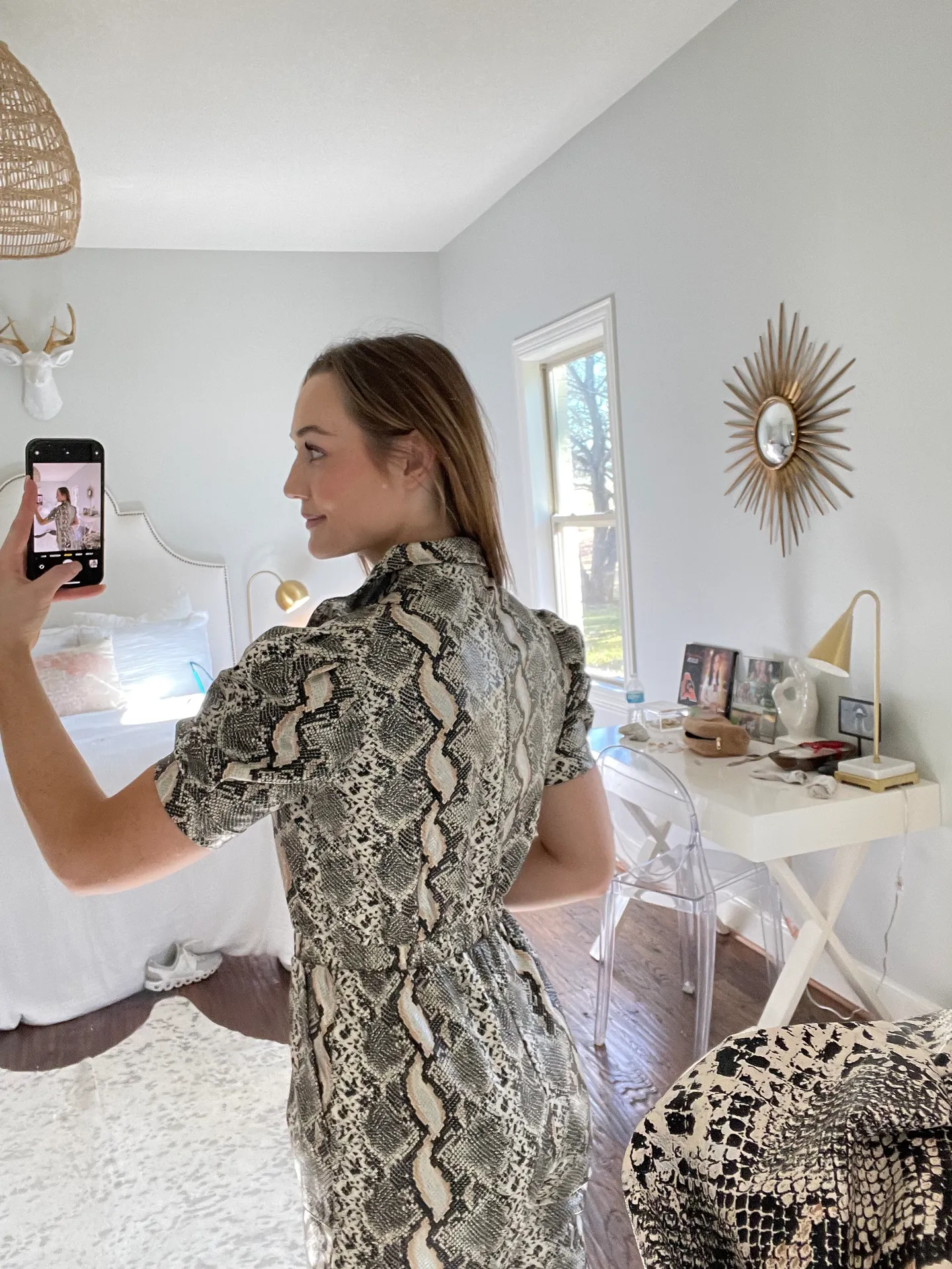 Kittenish Snakeskin Jumpsuit - Image 4