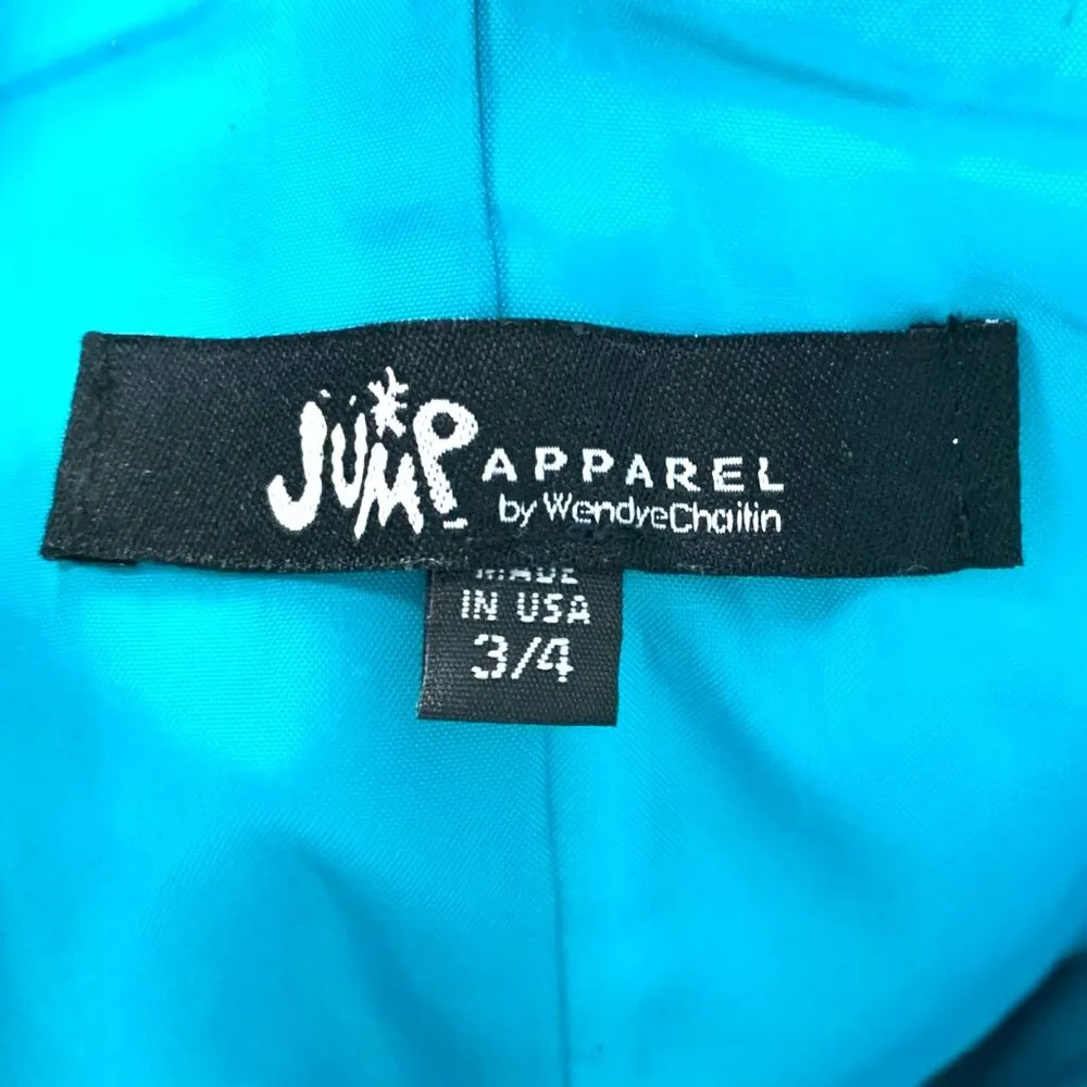 Jump Apparel Strapless Ball Gown Sparkly Prom Dress 3/4 Tulle Turquoise Blue Ruf Size undefined - Image 12