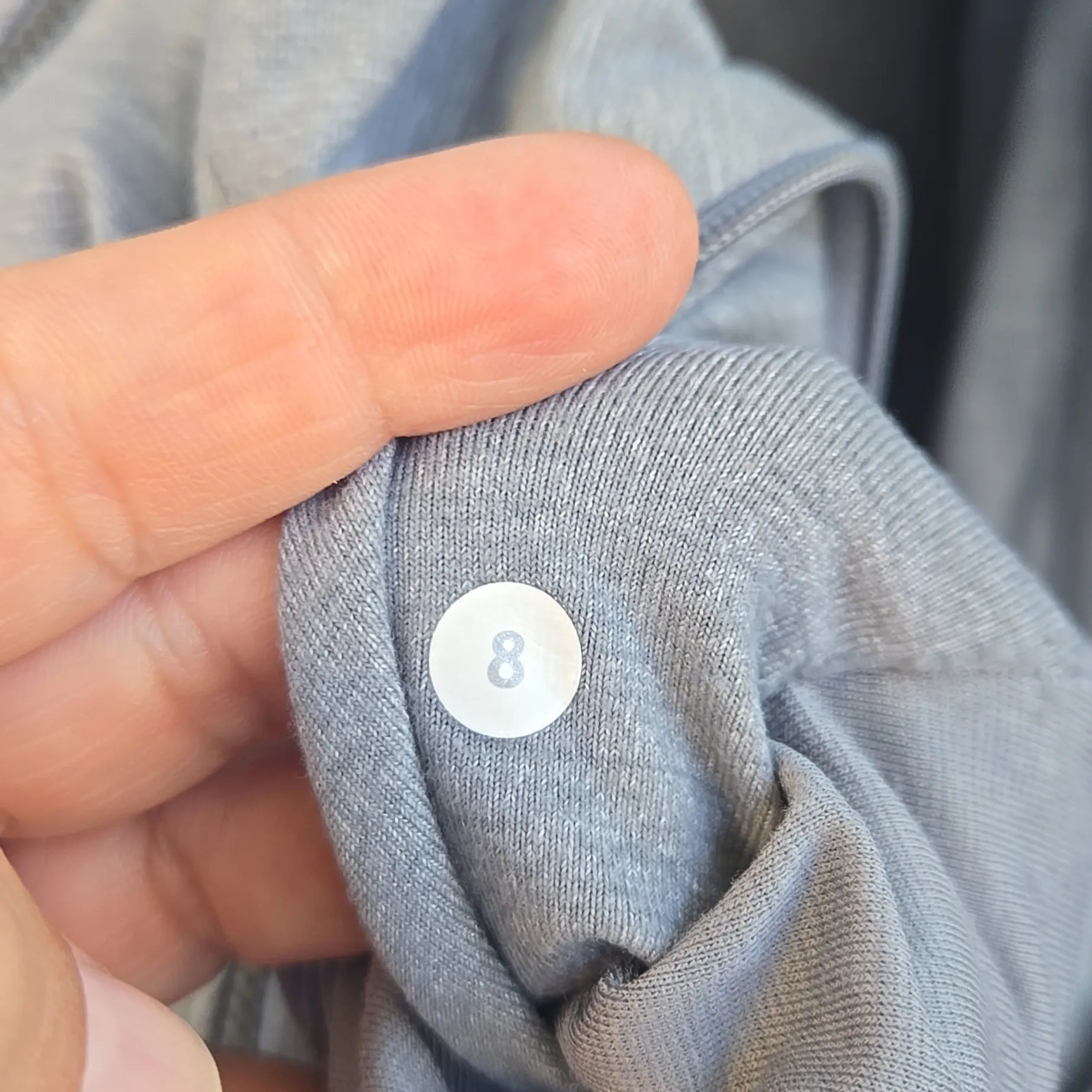 Lululemon Light Gray Zip-Up Jacket - Image 8