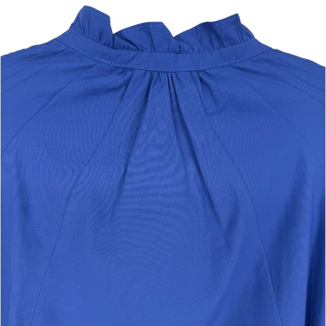 Brochu Walker Womens Newport Cap-Sleeve A-Line Midi Dress Cobalt Blue Size Small - Image 10