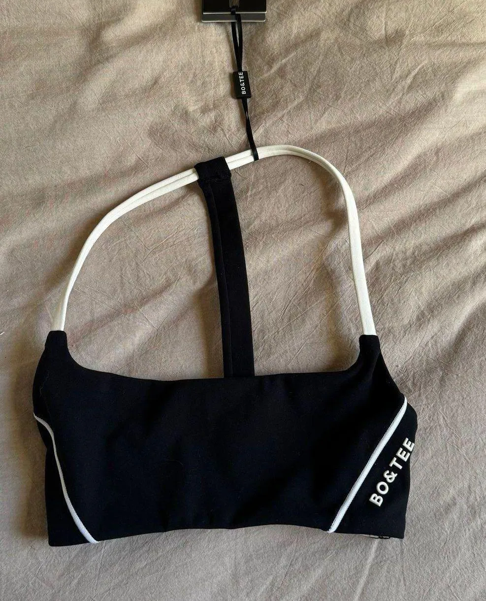 Bo & Tee Soft Active Scoop-Neck Sports Bra - Image 3