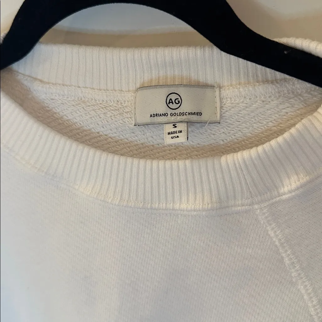AG Adriano Goldschmied White Knit Top size S EUC - Image 2