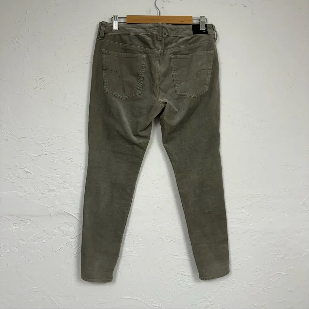 American Eagle Grey Corduroy Jegging Skinny Pants Womens 10 Short Fall Stretch - Image 10