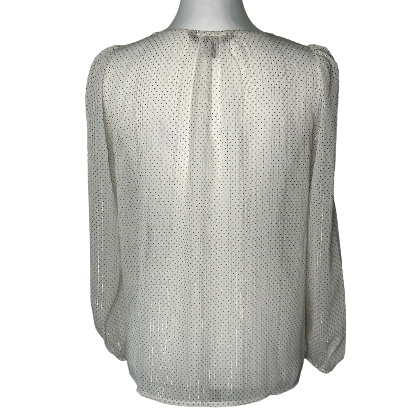Banana Republic Factory White and black silver Top Petite XS - Image 2