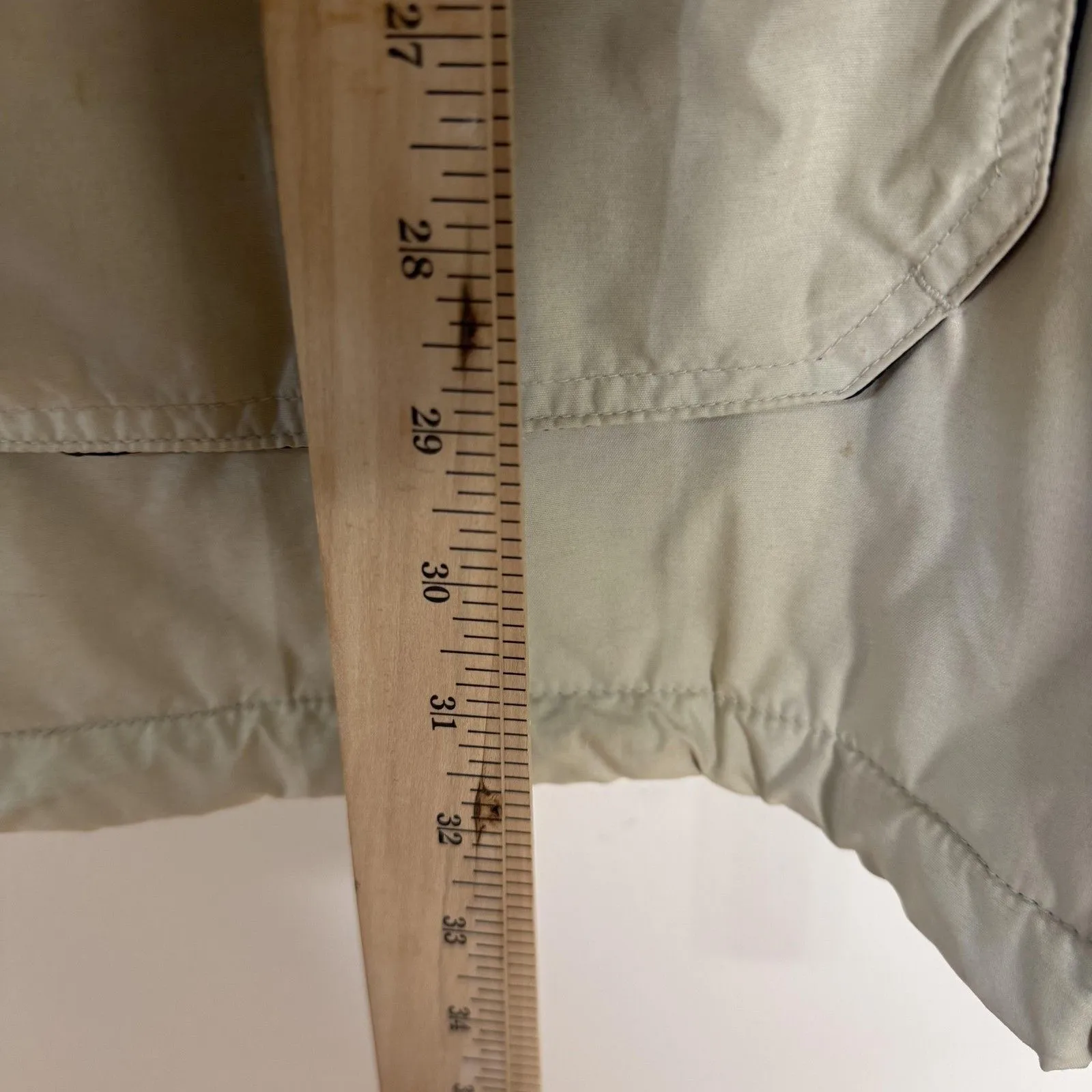 First Down Jacket Mens Medium Gray Hooded Parka Sixty - Image 8