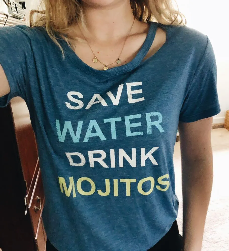 Target Save Water Drink Mojitos Tee - Image 2