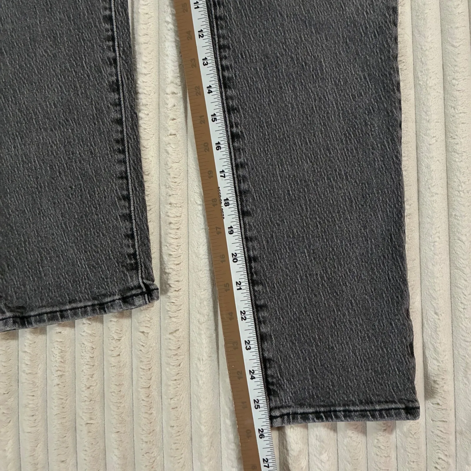 Madewell The Curvy Perfect Vintage Jean Charcoal Wash Size 27 High Rise - Image 8