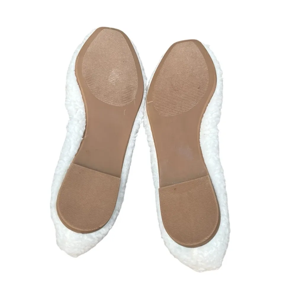 NWOT AQUA Ellie faux fur cushioned flats - Image 7