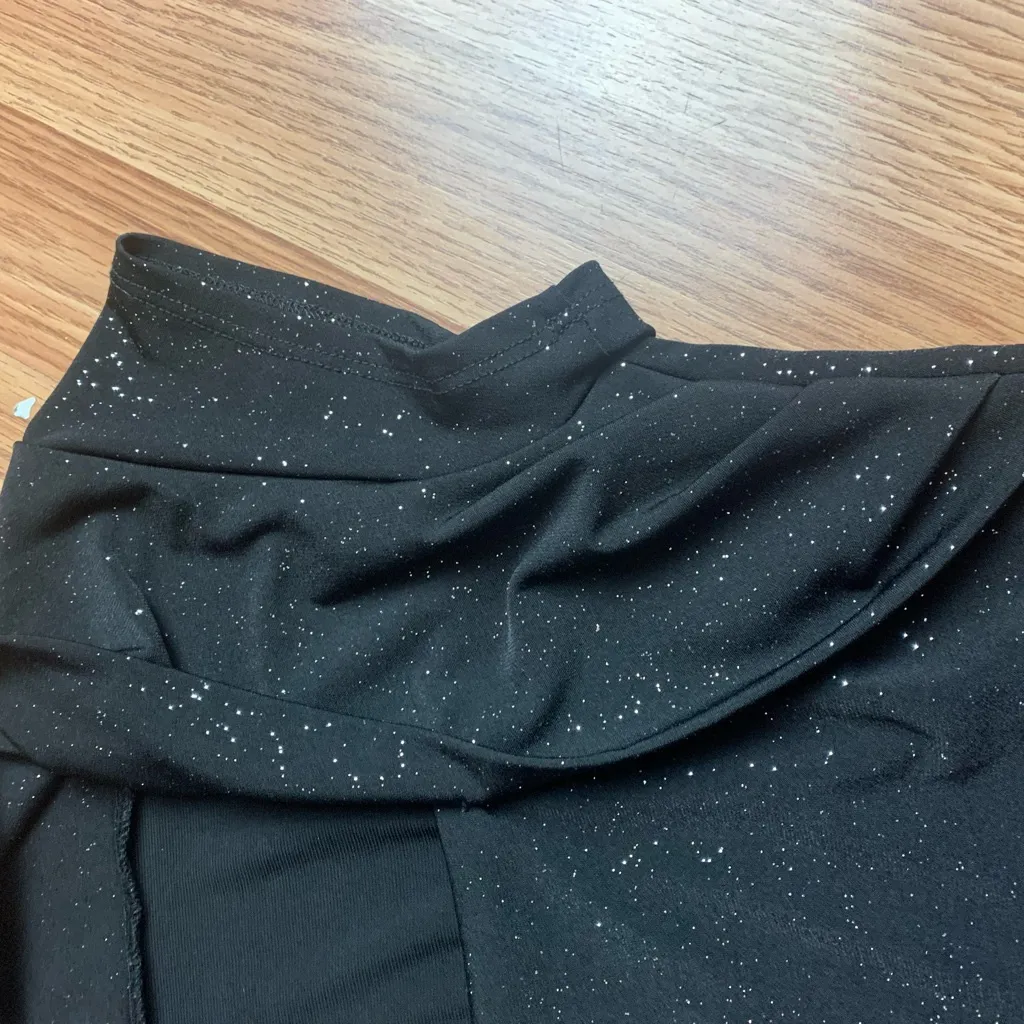 Studio 1940 size medium Black Sparkle Tee shrug 90s witchy whimsi club y2k squar - Image 7