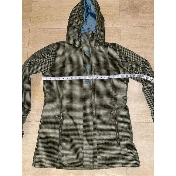 Special Blend Womens Green Plaid Ski Snowboard Jacket Hood Waterproof Large‎ Size 12 - Image 7
