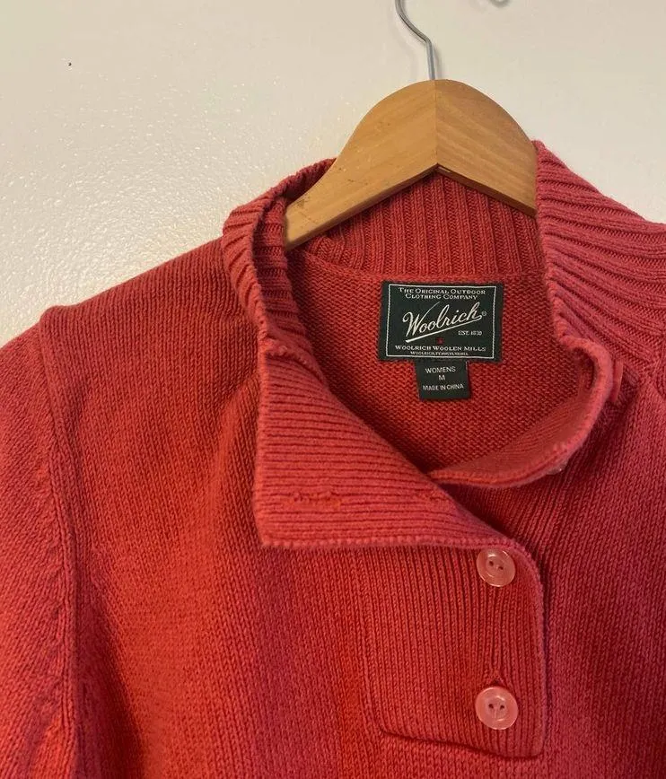 Woolrich Heavy 100% Cotton  Sweater size Medium - Image 3