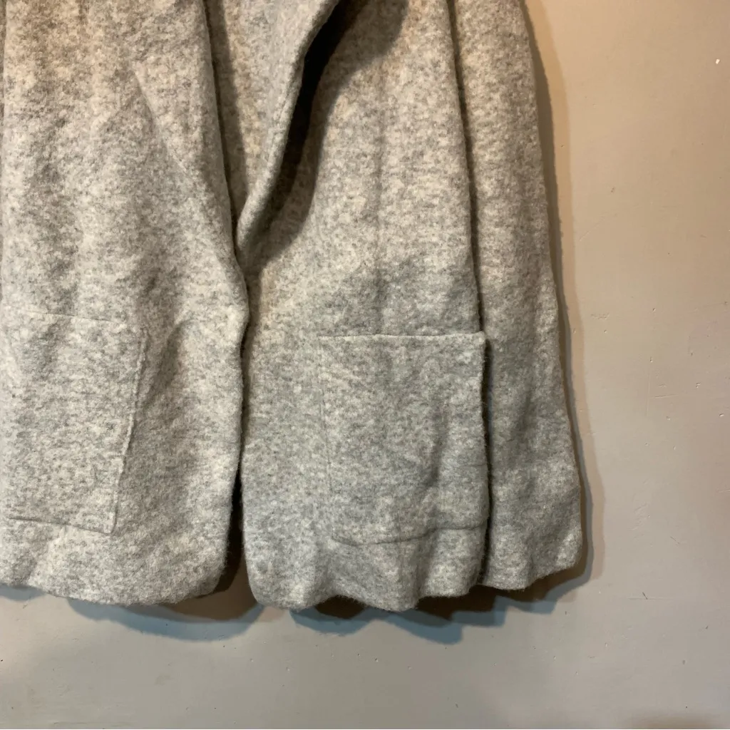 Vince Light Grey Merino Wool Knit Blazer size X-Large - Image 3