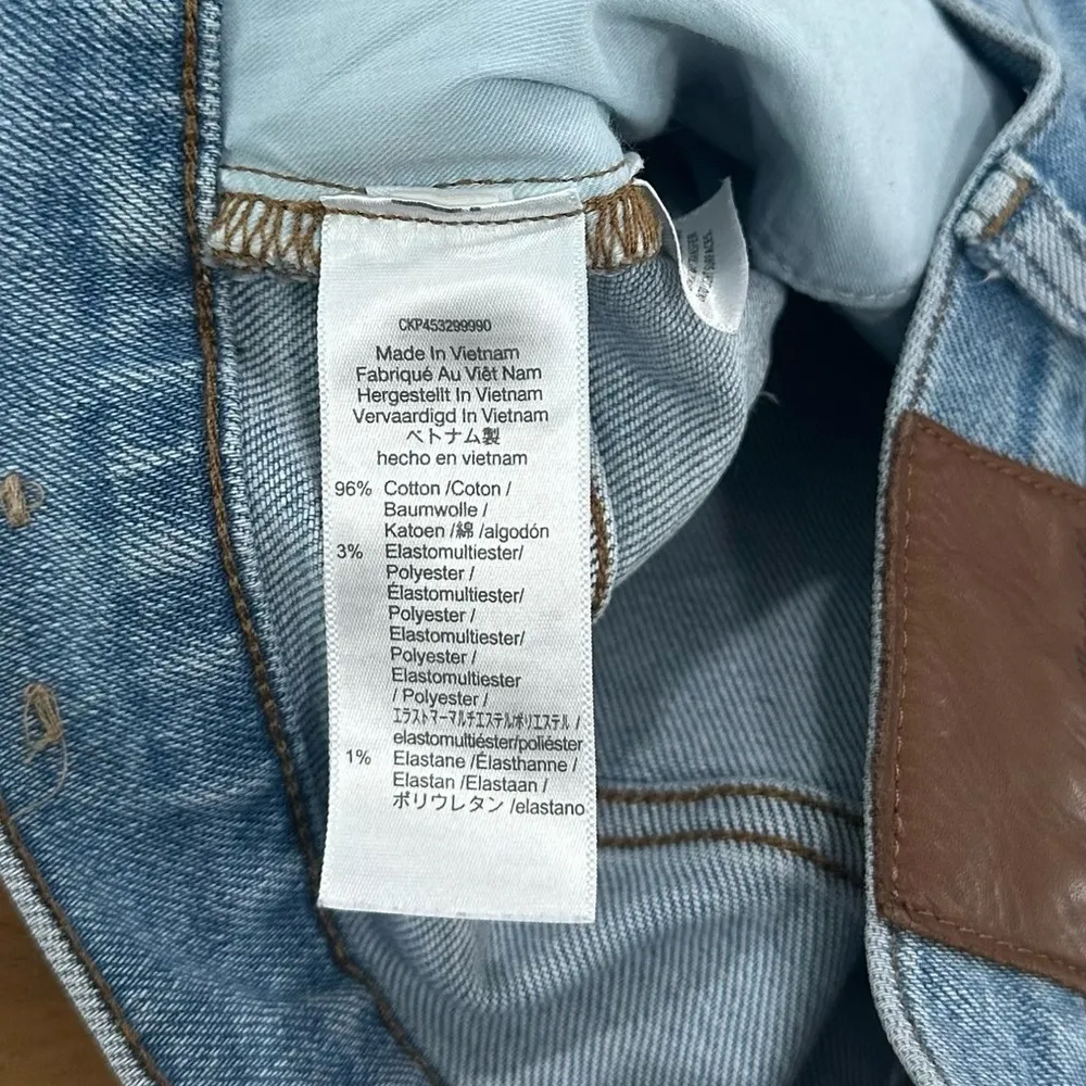 Madewell The Perfect Vintage Jean in Coffey Wash Worn In Edition size 24 - Image 9