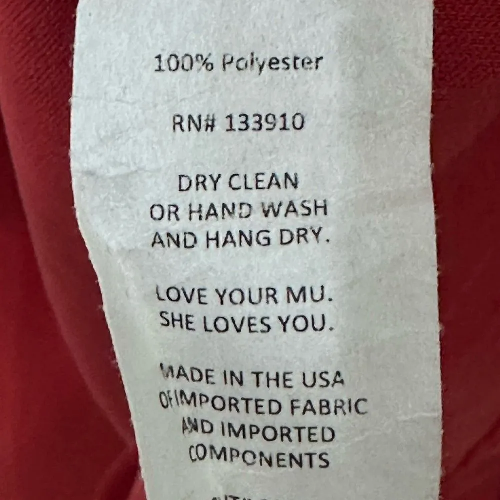 Show Me Your Mumu Hacienda Off Shoulder Maxi Dress Lady Red Ring Crisp Sz Medium - Image 7