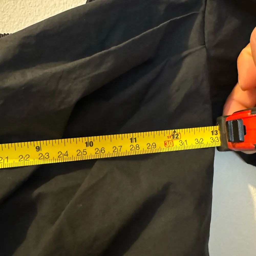 Crescent Mini Dress with puff sleeves size Medium in Black - Image 6