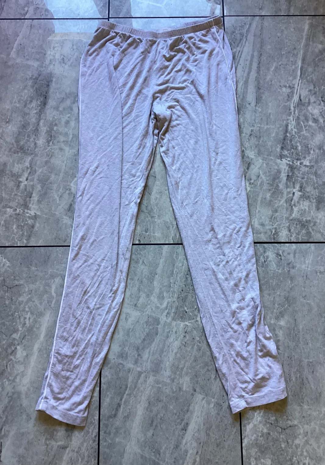 Eberjey Womens Lounge Pants Cream Beige Viscose Blend Relaxed Fit S - Image 1