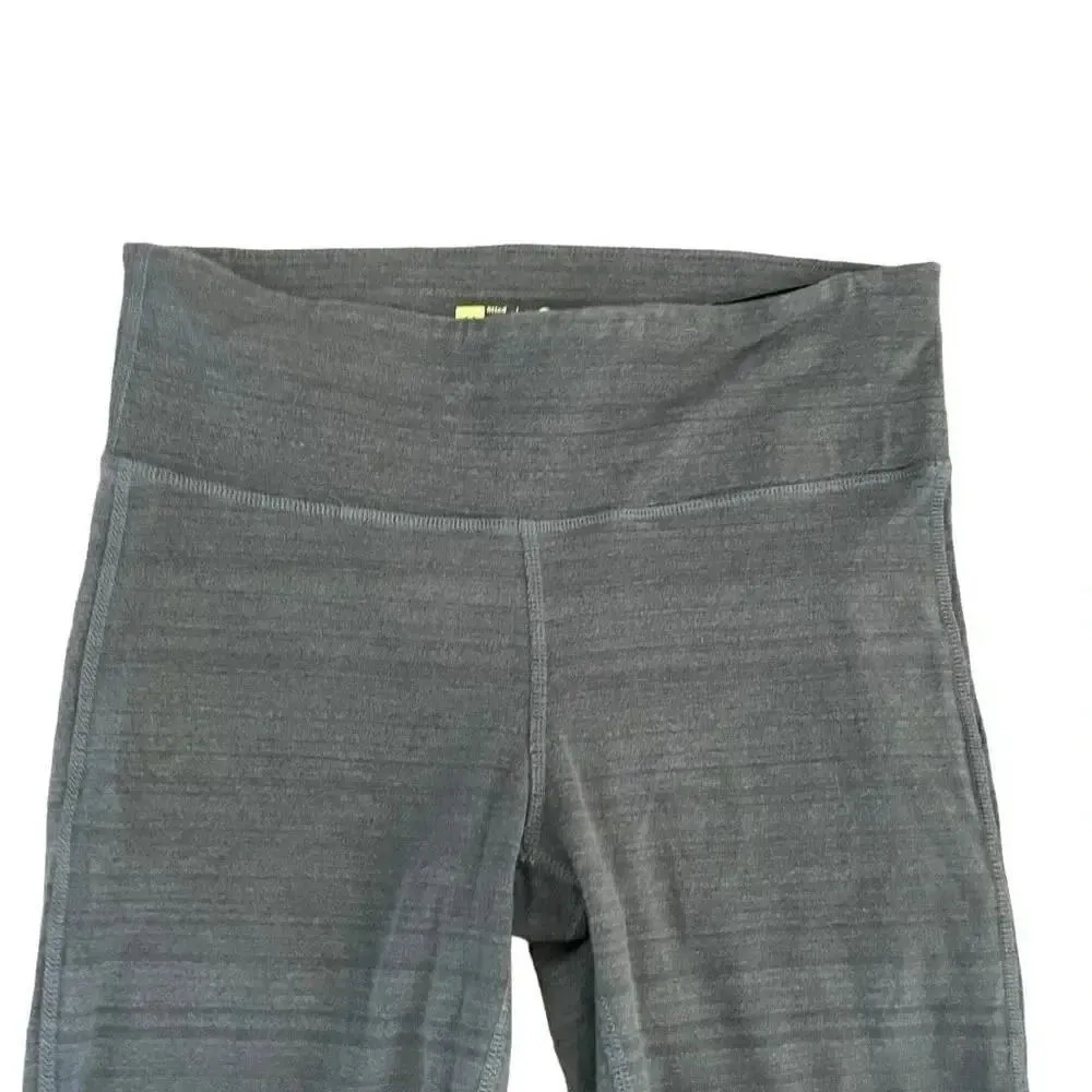Xersion Fitted Cotton Blend Gray Mid Rise Capri Leggings Pants SZ M # 1145 - Image 2