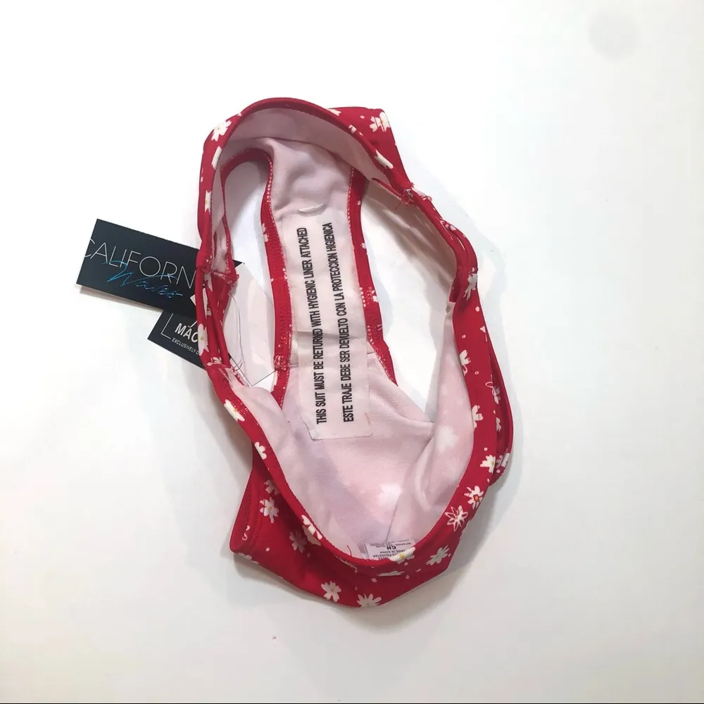 California Waves Red strappy bikini swim bottom - Image 8