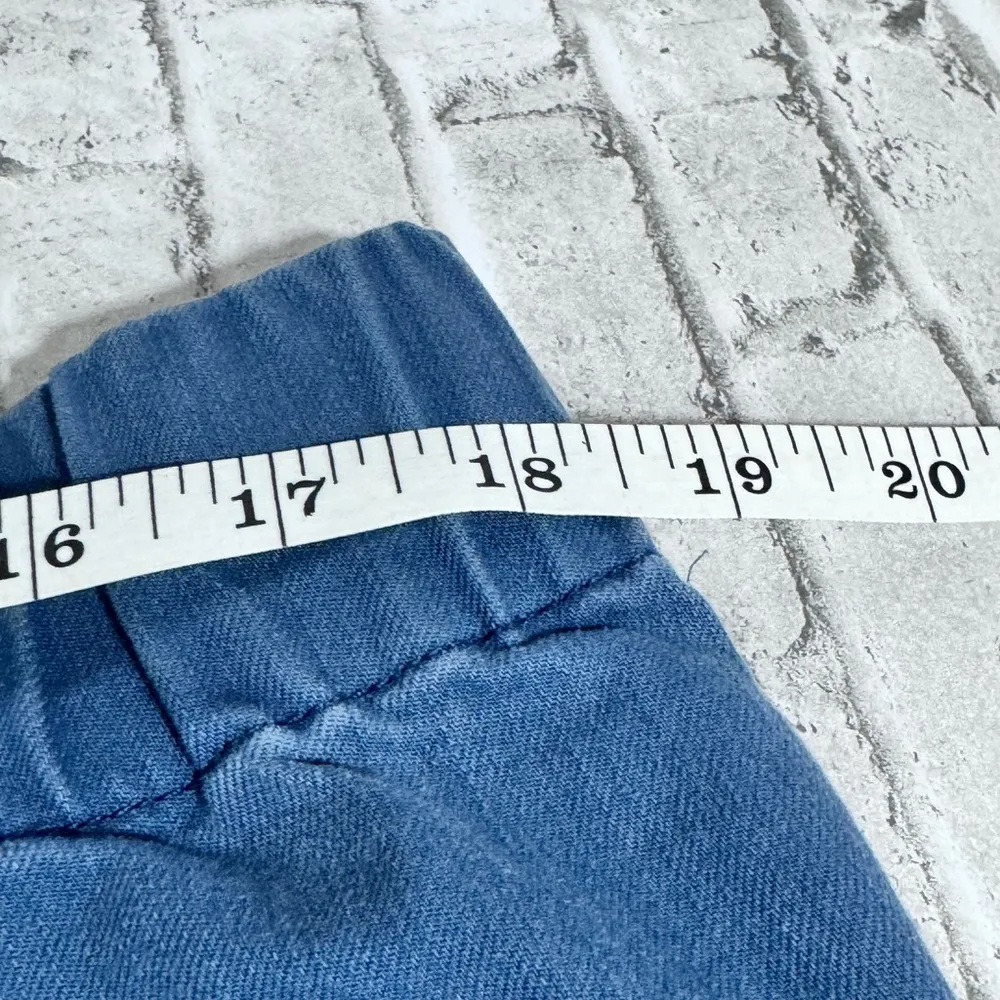 Soft Surroundings Metro Legging Pants Women's Large Tall Blue Pull On Snap Ankle - Image 6