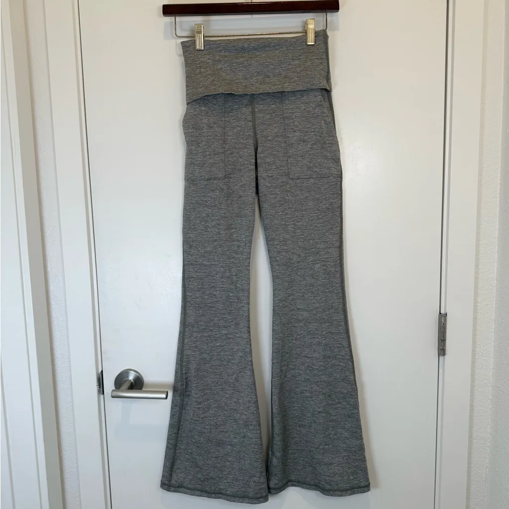 OFFLINE By Aerie The Hugger High Waisted Foldover Flare Legging - Image 5