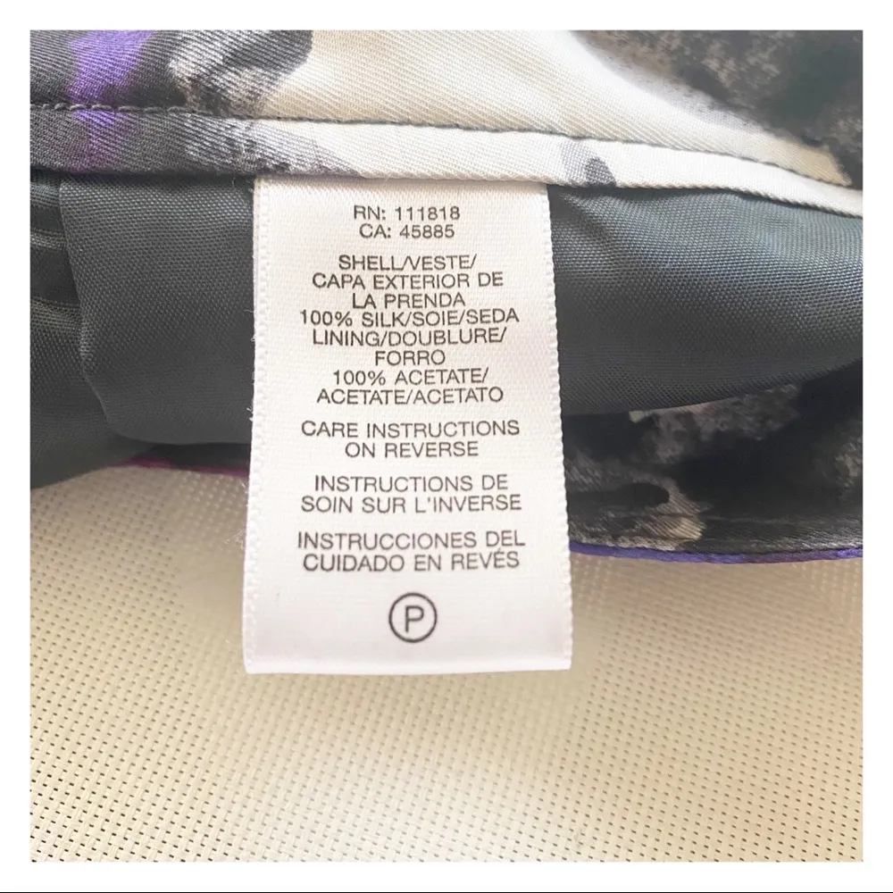 Michael Michael Kors Silk Floral Skirt - Image 6