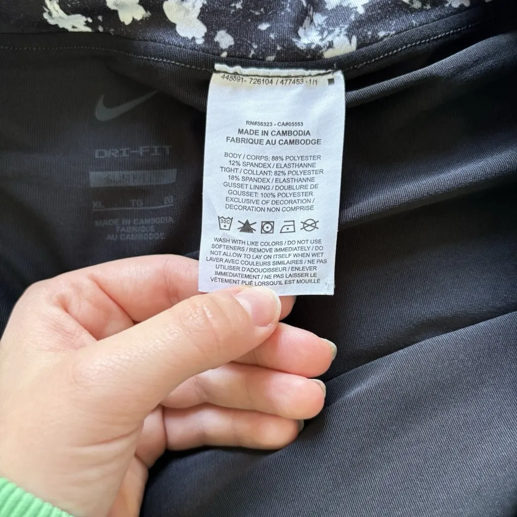 Nike Golf Skort Skirt Black Floral Stretch Womens Size XL Outdoor Soft - Image 7