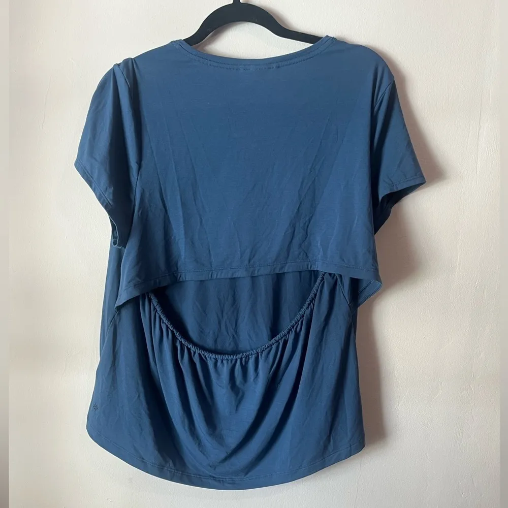 Athleta  Air Out Cinch Tee-Jay Blue - - Image 3