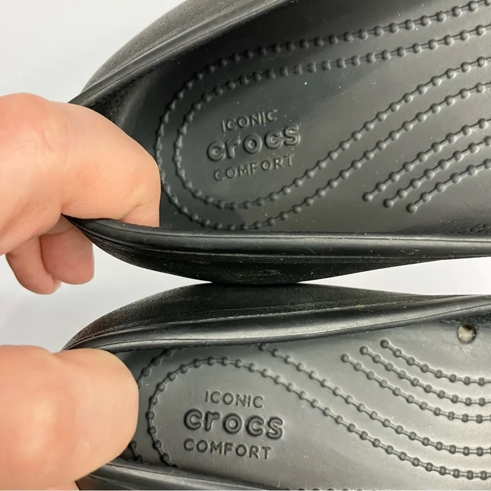 Crocs‎ Women’s At Work Ballet Flats black size 10 - Image 6