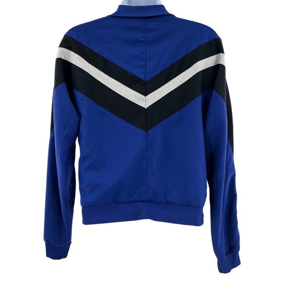 Fabletics  Augustus Striped Chevron Athletic Zip Up Bomber Jacket - Image 6