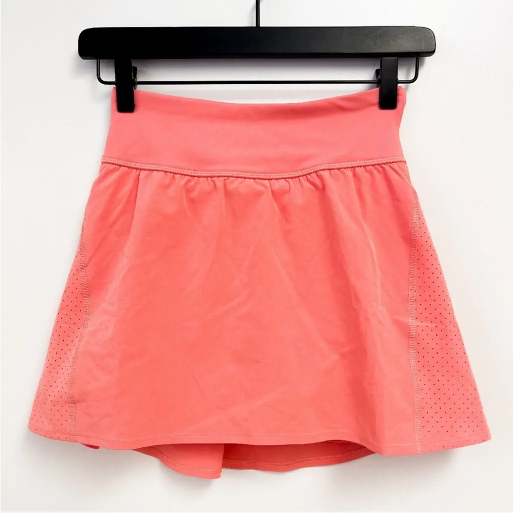 Spanx Get Moving 14” Skort (bike short/skirt combo) 
Size XS Spring Poppy - Image 3