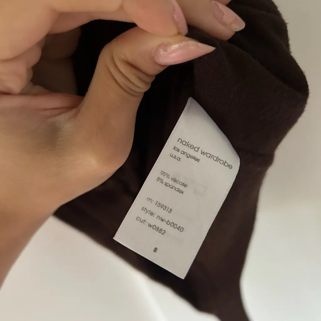 Naked Wardrobe Brown bodysuit - Image 4