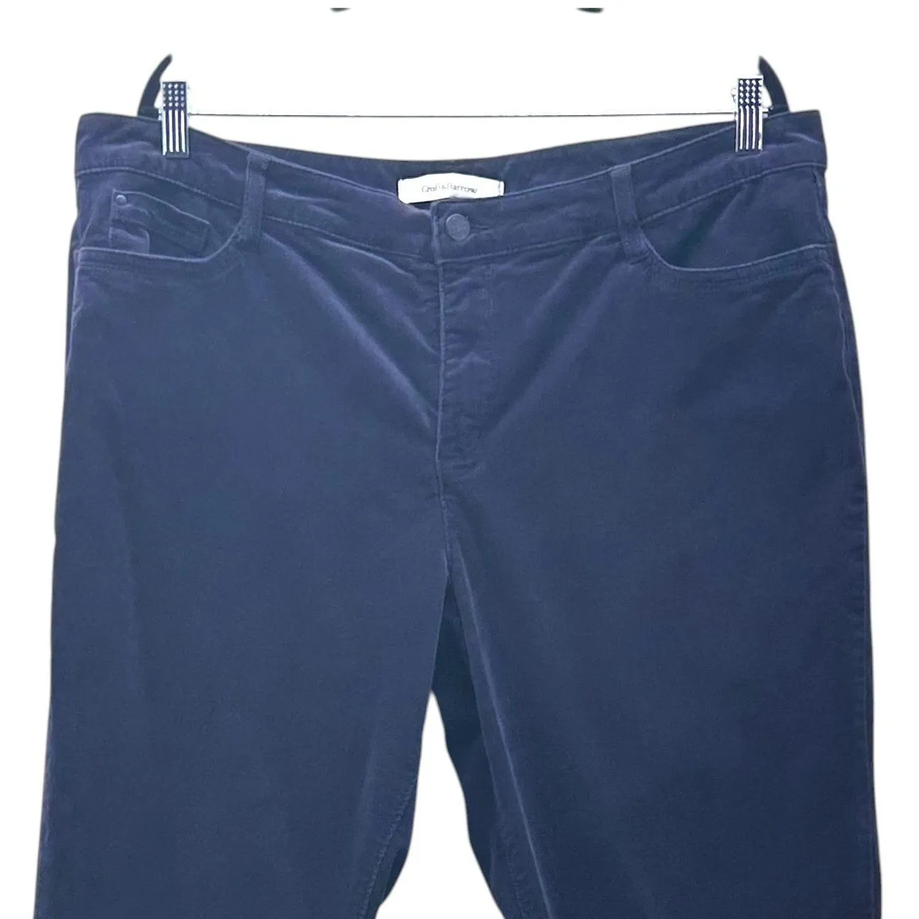 Croft & Barrow Corduroy Pants 18P Navy - Image 3