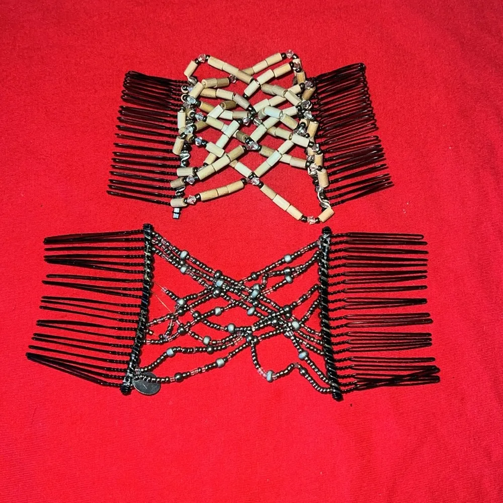 Beaded Hair Comb Clip - Image 2