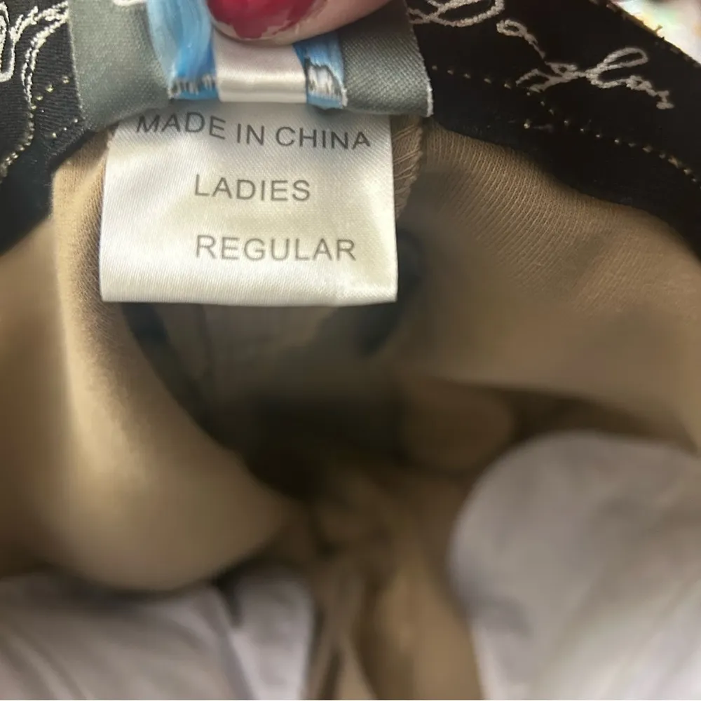 Douglas Tan Riding Breeches Pants wZipper Pockets & Velcro at Leg Bases Size 32R - Image 8