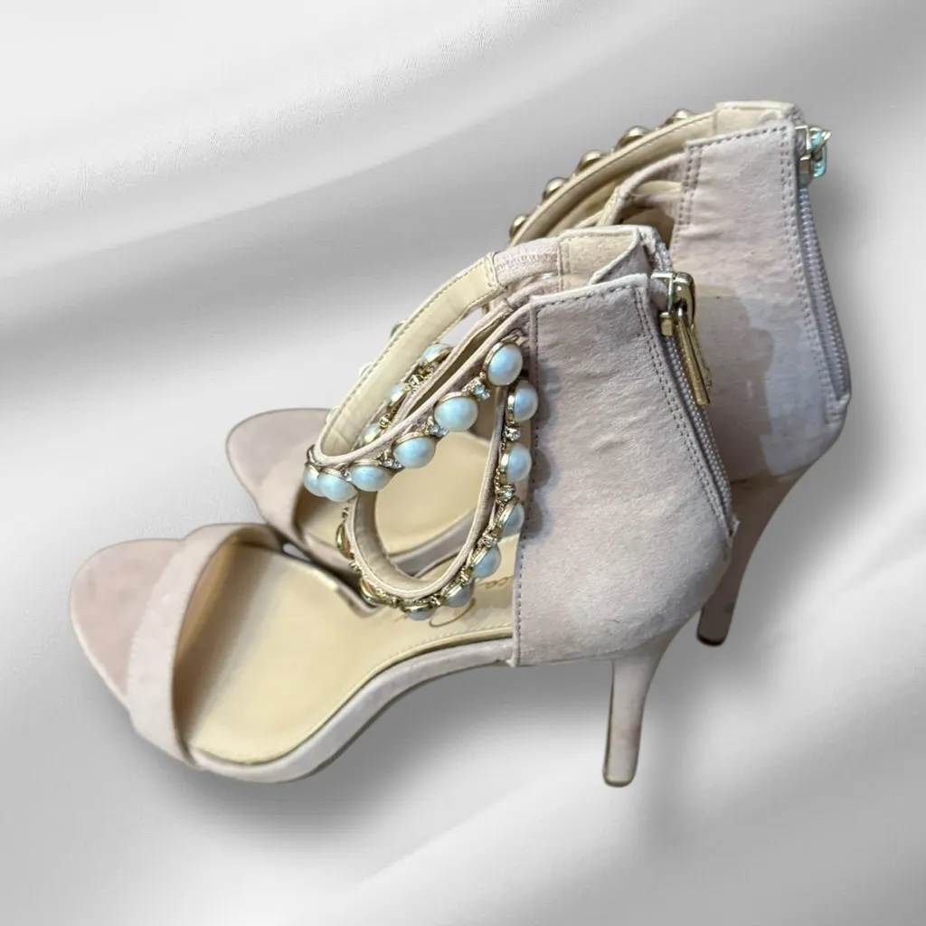 Jessica Simpson Heels with Pearl‎ Accents - Image 5