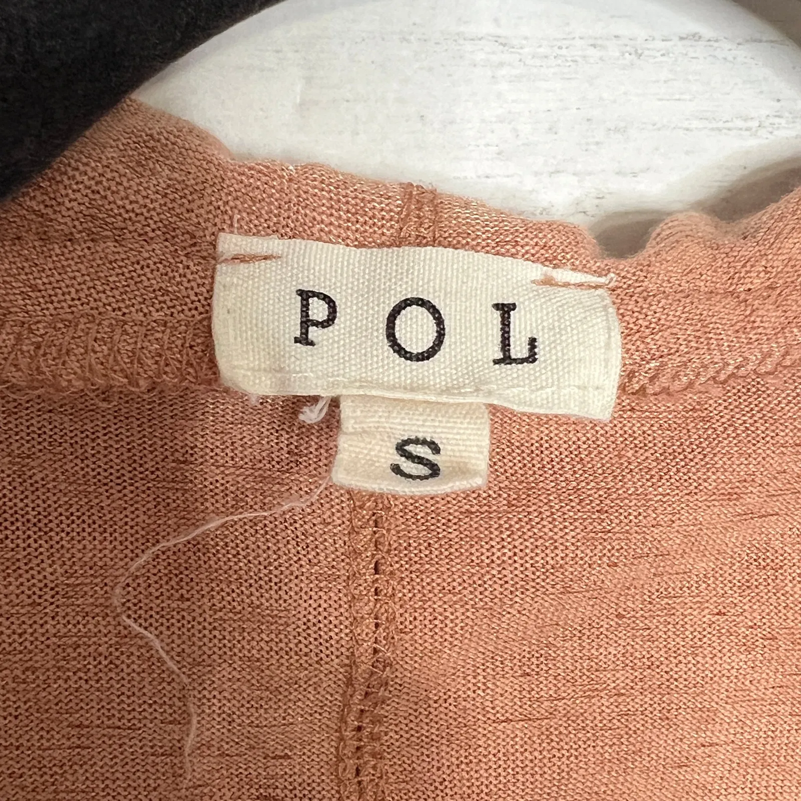 POL Patchwork 91 Hoodie Top Small Boho V-Neck Long Sleeve Graphic Pullover - Image 4