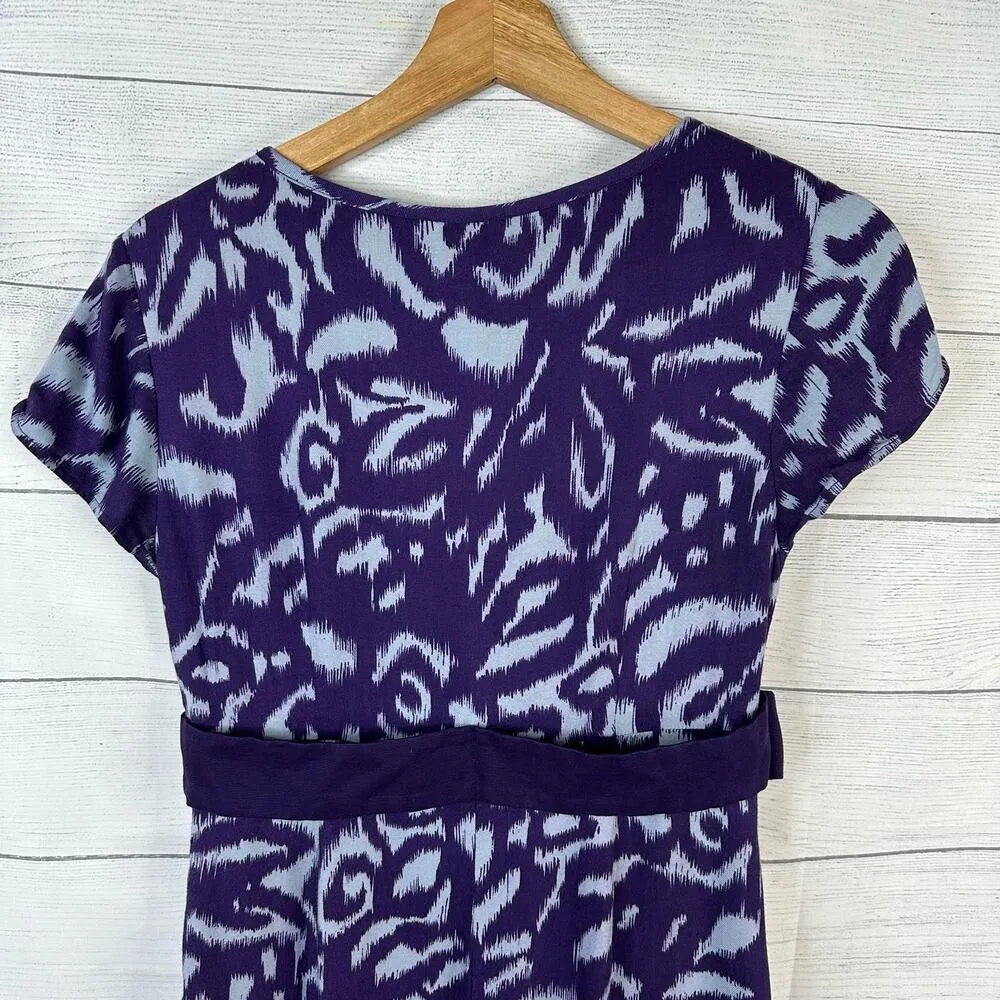 Boden Womens size 6 Holland Park Floral Geometric Cap Sleeve Sheath Dress - Image 5