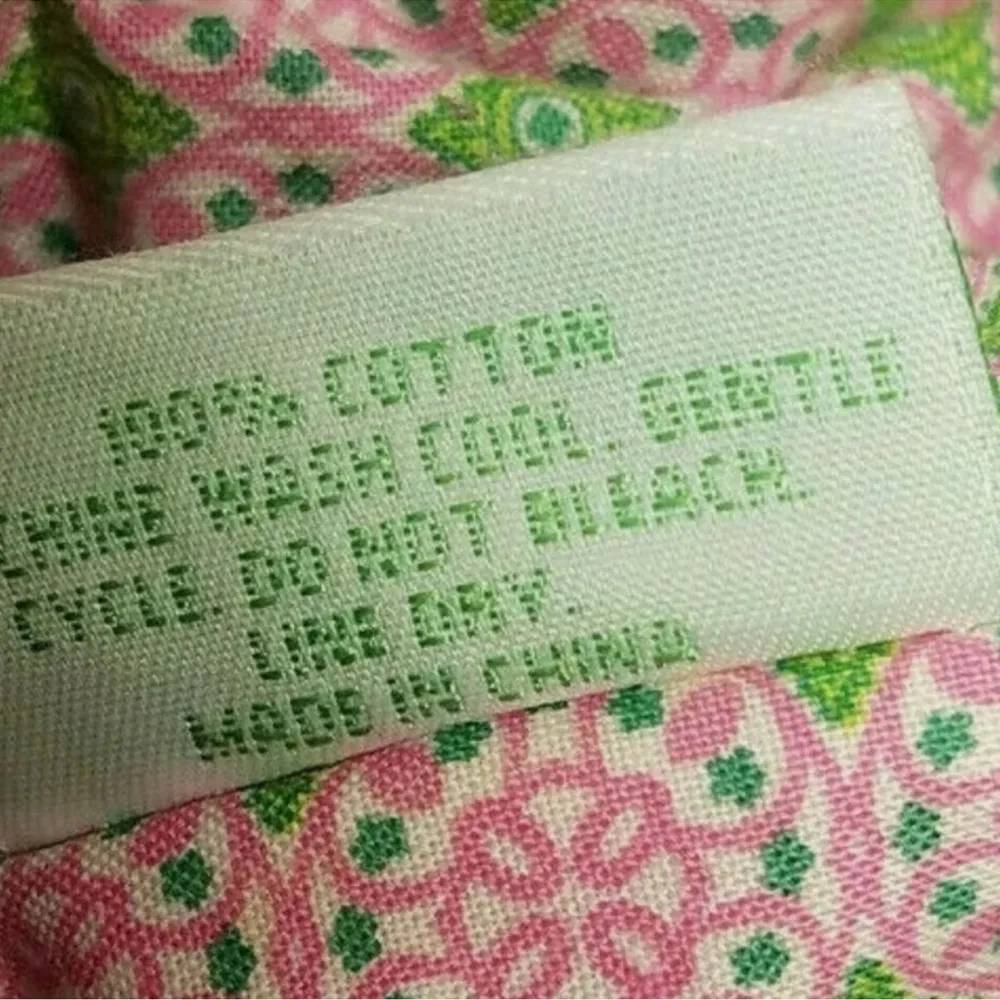 Vera Bradley Drawstring Backpack Pinwheel Pink - Image 9