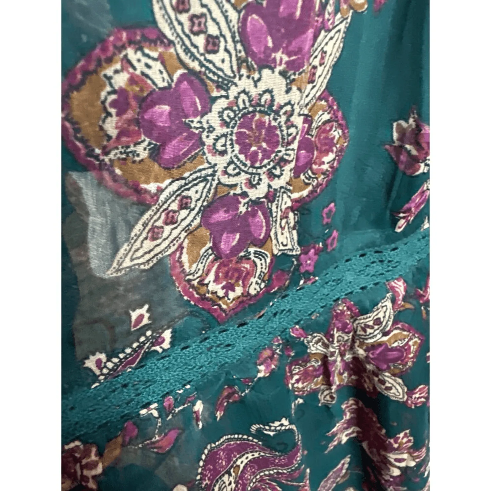 Band of Gypsies We The Free Wrap Dress Size Medium - Image 8