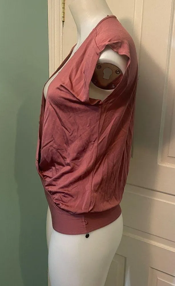 Ted Baker Mauve Top sz2 - Image 2