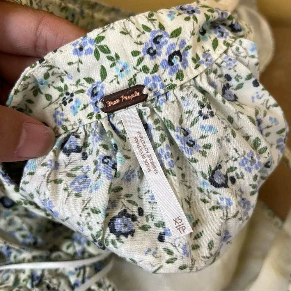 Free People Petunia Mini Dress in White - Image 8