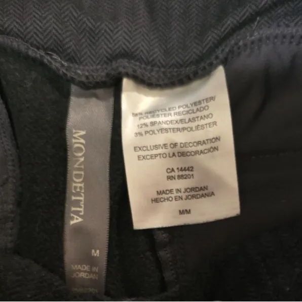 Mondetta Dark Gray Tailored Pants - Image 2