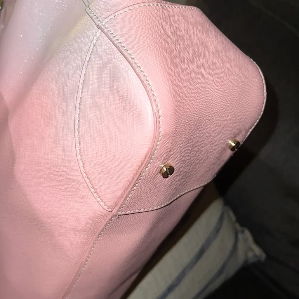 Tory Burch Pink Tote Bag with Signature Logo satchel Barbie, staple piece - Image 5