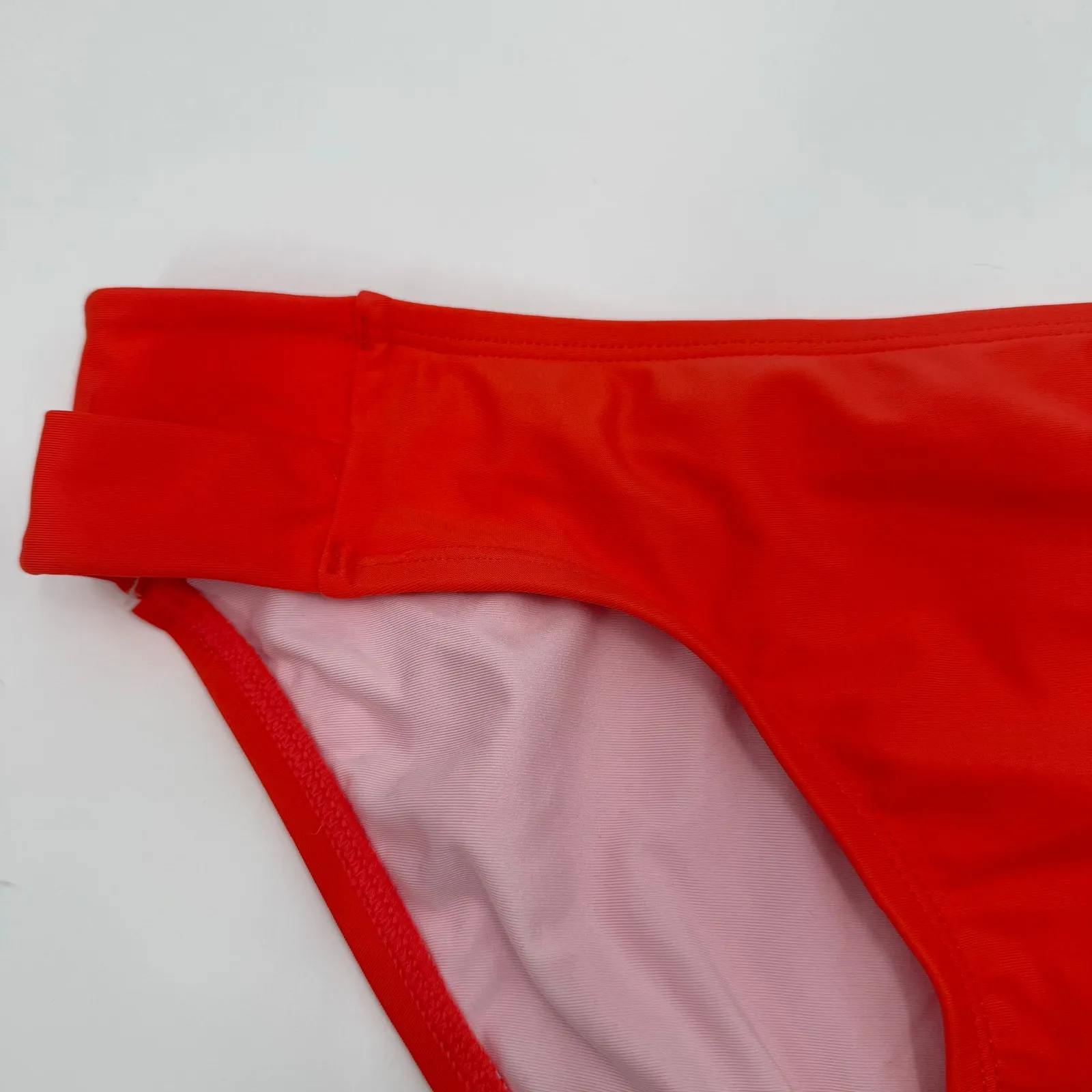 Title Nine Naiad Bikini Bottoms Size Medium Cheeky Orange NWT Swim Sporty Beach - Image 9