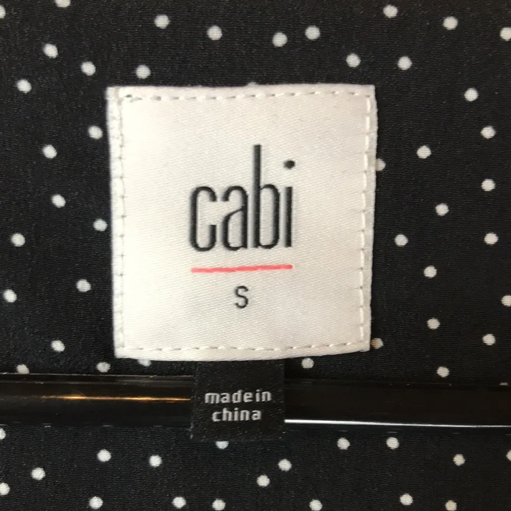 Cabi Women’s Floral Polka Dot Button-Up Flowy Handkerchief Hem Sleeveless Dress - Image 12