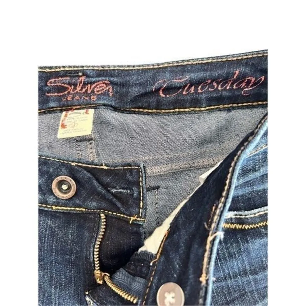 Silver jeans Co boots cut jeans size 28 - Image 10