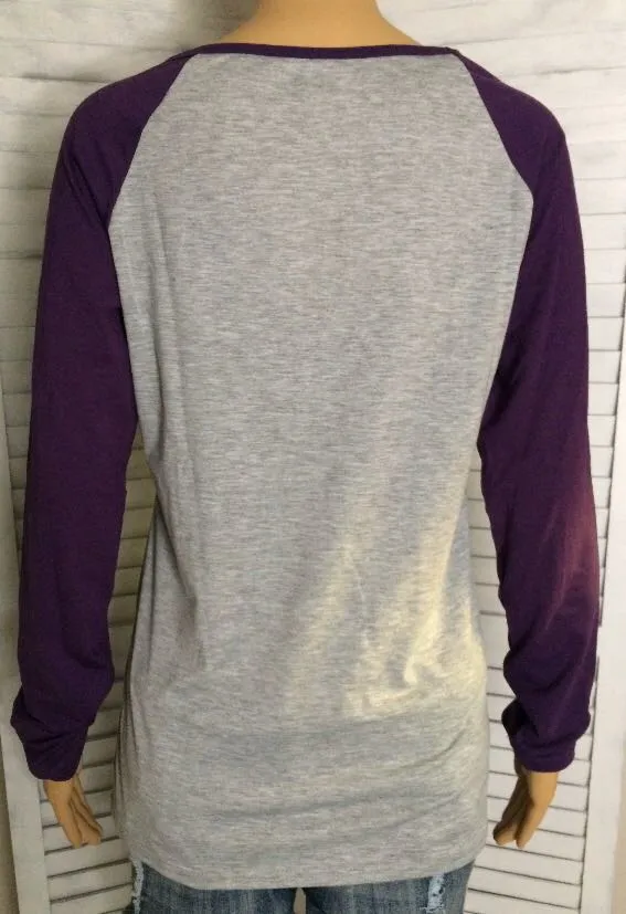 Christmas Jersey Shirt, XL Purple - Image 3