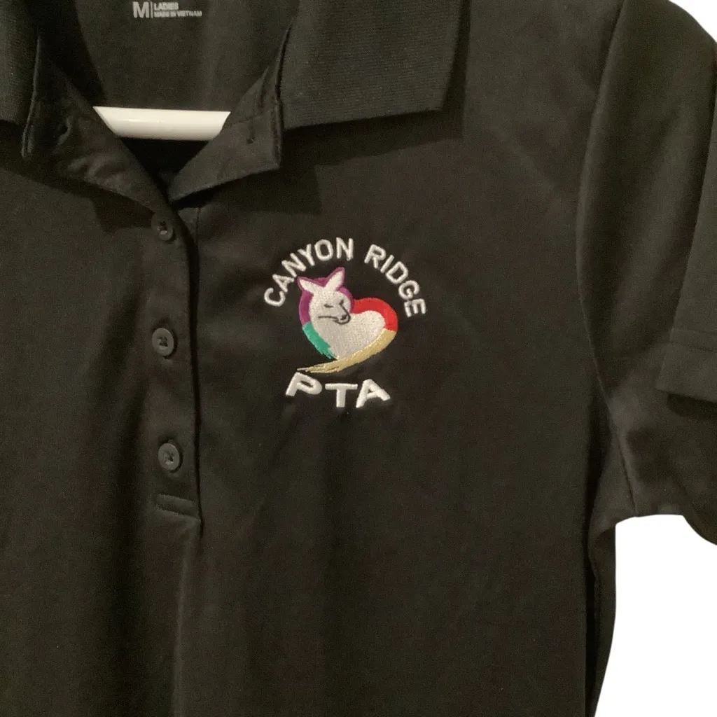 Women's BAW Extreme Black Polo Shirt PTA Size M - Image 6