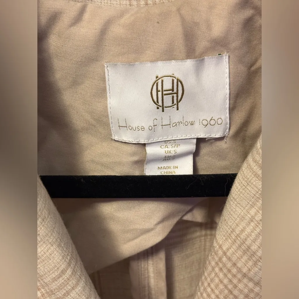 House of Harlow 1960 Blazer/Jacket sz Small Excellent condition beautiful browns Tan - Image 6