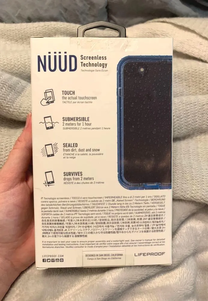 Blue iphone 7 life proof case - Image 5